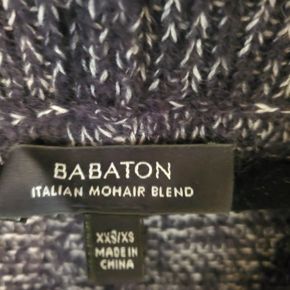 Babaton Aritzia Javier Italian Mohair Wool Long Cocoon Sweater Charcoal xxs/xs - Picture 3 of 3